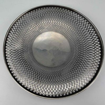 Whiting & Co. Sterling Silver Reticulated Serving Dish