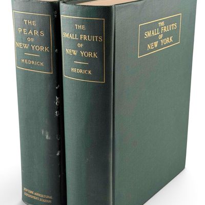 Two U.P. Hedrick New York Fruit Reference Books