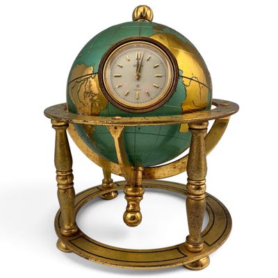 Angelus Globe Desk Clock & Weather Station