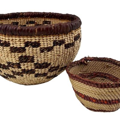 Native American Basket Group, Pit River & Nootka/Makah
