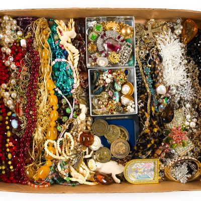 Vintage and Costume Jewelry and Tokens