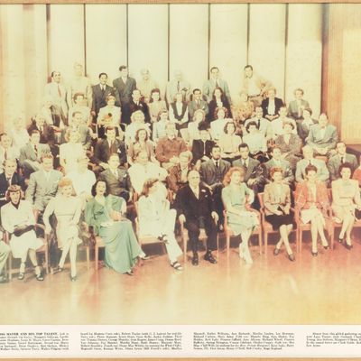 "M.G.M's Studio Boss Mayer & His Top Talent" Framed Color Picture