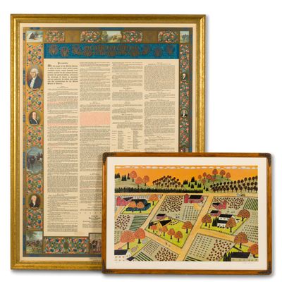 Mark Falco Print & U.S. Constitution Large Print