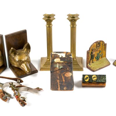 Home Decor Incl. Hubley Bookends