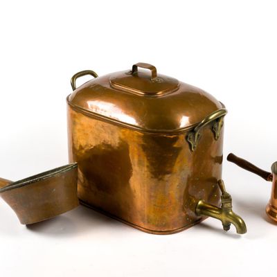 Antique Copper and Brass Incl. Mechan & Sons