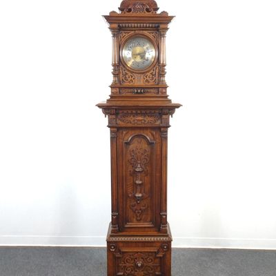 German Renaissance Revival Tall Case Clock