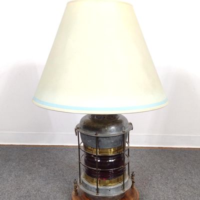 Railroad Lantern Table Lamp