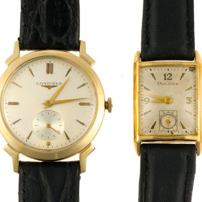 14K Gold Longines and Bulova Watches