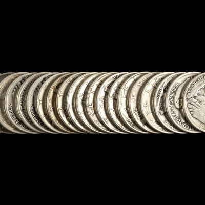 Sale Photo Thumbnail #286: Twenty Walking Liberty Silver Half Dollars