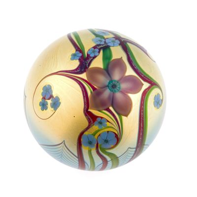 Orient & Flume Art Glass Paperweight