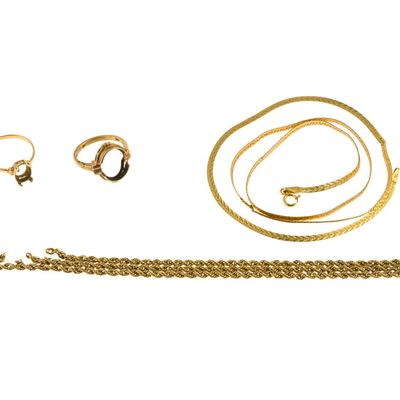 14K and 10K Scrap Gold Jewelry