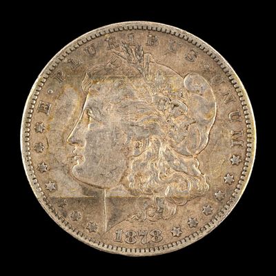 Sale Photo Thumbnail #301: 1878-CC Morgan Silver Dollar