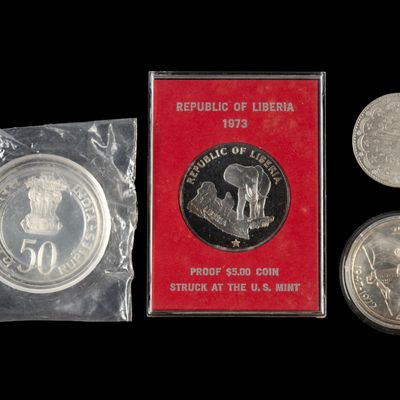 Sale Photo Thumbnail #258: Four Silver World Coins