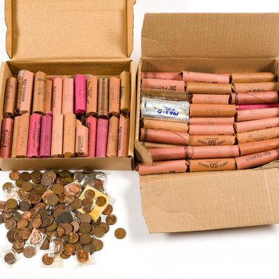 Sale Photo Thumbnail #347: Over 7000 Copper Cents Including Indian Head And Wheat