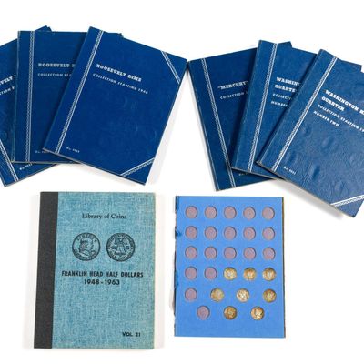 Sale Photo Thumbnail #311: Six Silver Coin Books