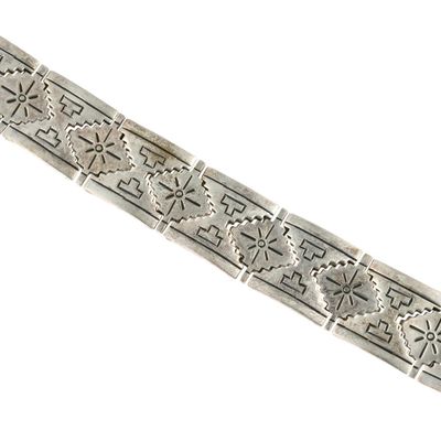 Sale Photo Thumbnail #114: Mexican Sterling Silver Bracelet