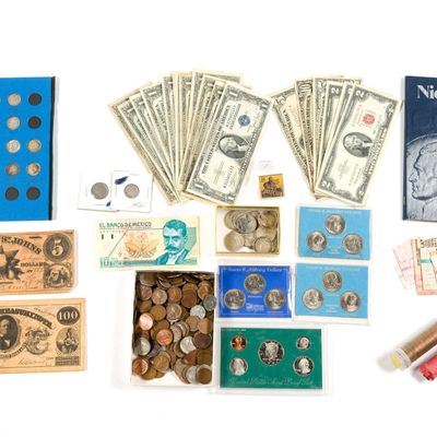 Sale Photo Thumbnail #336: Silver Coins Silver Certificates Antique Bank Notes