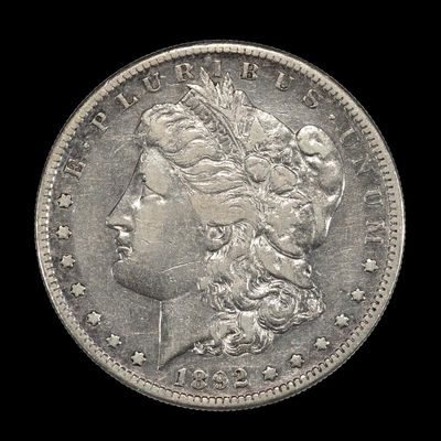 Sale Photo Thumbnail #222: 1892-S San Francisco Mint Silver Dollar