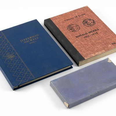 Sale Photo Thumbnail #198: Jefferson And Buffalo Nickels Books And Uncirculated Wartime