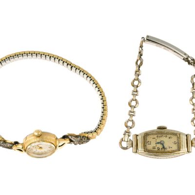 14K Gold Hamilton Cord Watch and Bulova