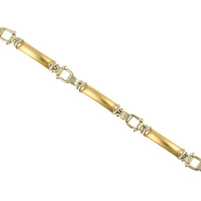 14K Gold Link Bracelet