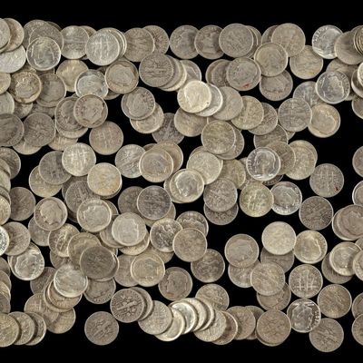 Sale Photo Thumbnail #295: Two Hundred Silver Roosevelt Dimes