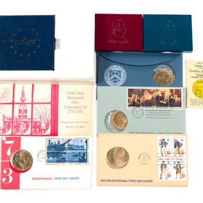 Sale Photo Thumbnail #331: Bicentennial Silver Sets And Silver Half Dollar Commemoratives