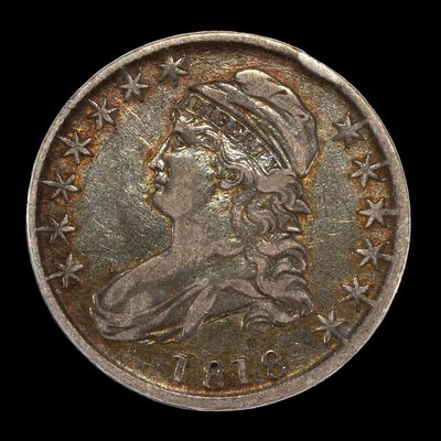 Sale Photo Thumbnail #322: 1818 Capped Bust Half Dollar Very Fine