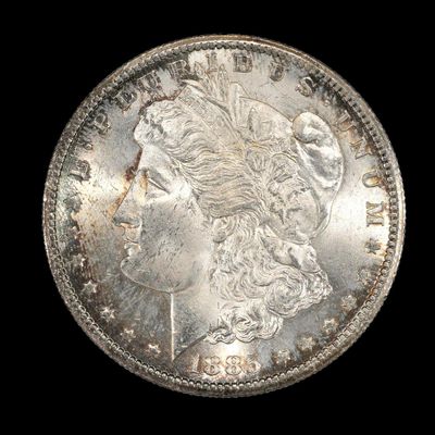 Sale Photo Thumbnail #219: 1885-CC Carson City Silver Dollar