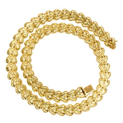 Sale Photo Thumbnail #152: Heavy 14K Gold Necklace