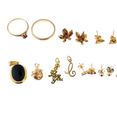 Sale Photo Thumbnail #121: 10K 14K and 22K Gold Jewelry