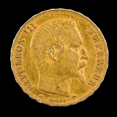 Sale Photo Thumbnail #354: Twenty Francs Gold Coin 1867