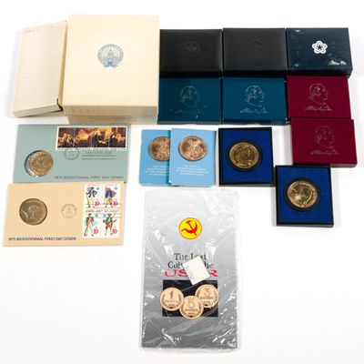 Sale Photo Thumbnail #339: Medallions And Commemorative Coins Including Silver