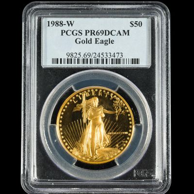 Sale Photo Thumbnail #378: 1988 Fifty Dollar Gold PCGS