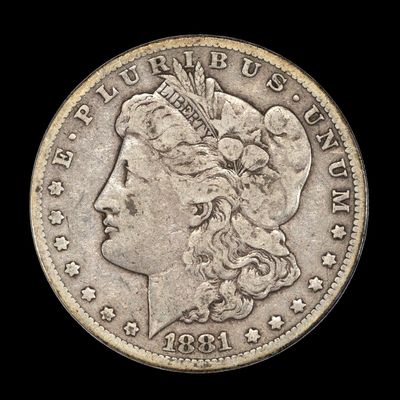 Sale Photo Thumbnail #218: 1881-CC Carson City Silver Dollar