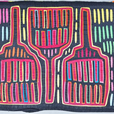 Sale Photo Thumbnail #169: Guna Mola Panel 3 Spatulas