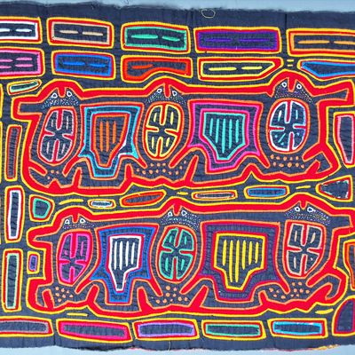 Sale Photo Thumbnail #136: Guna Mola Panel Spirit Creatures