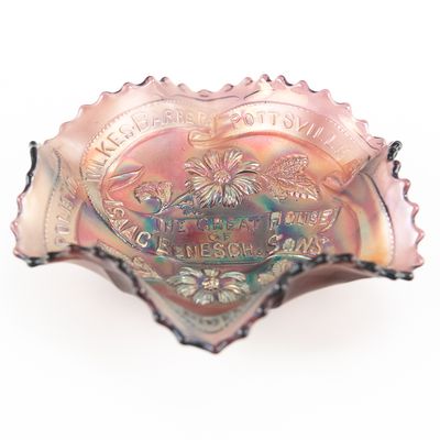 Sale Photo Thumbnail #18: Carnival Millersburg Isaac Benesch Ruffled Bowl