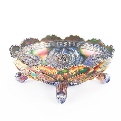 Sale Photo Thumbnail #108: Carnival Glass: Fenton Thistle Banana Boat