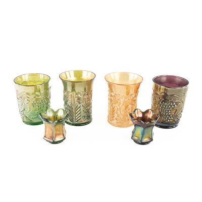 Sale Photo Thumbnail #156: Carnival Glass: Imperial 6-Pc Lot