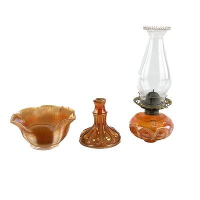 Sale Photo Thumbnail #210: Carnival Glass Imperial: 2-Pc Lot