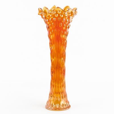 Sale Photo Thumbnail #33: Carnival Glass: Fenton Rustic Funeral Vase