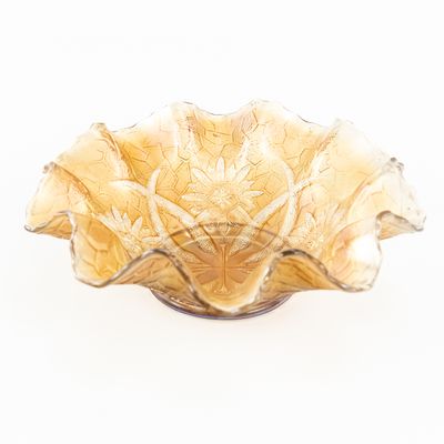 Sale Photo Thumbnail #4: Carnival Glass: Four Flowers Variant