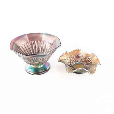 Sale Photo Thumbnail #95: Carnival Glass Northwood: 2-Pc Lot