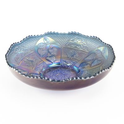 Sale Photo Thumbnail #209: Carnival Glass: Fenton Dragon & Strawberry Bowl
