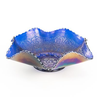 Sale Photo Thumbnail #67: Carnival Gls Fenton Persian Medallion Ruffled Bowl