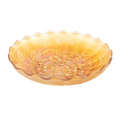 Sale Photo Thumbnail #9: Carnival Glass: Millersburg Hanging Cherries Bowl