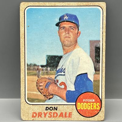1968 Topps Don Drysdale #145