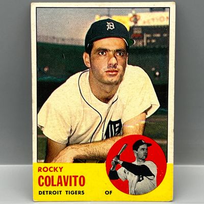 1963 Topps Rocky Colavito #240