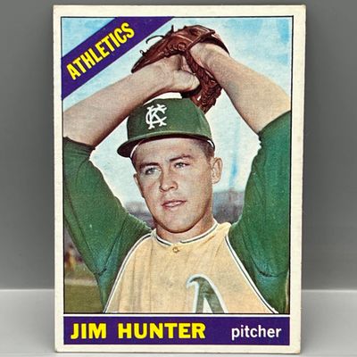 1966 Topps Catfish Hunter 2nd Year #36